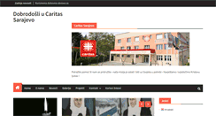 Desktop Screenshot of caritas-sarajevo.ba